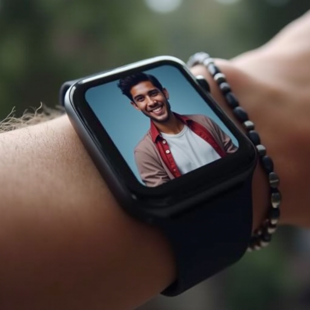 eigenes bild auf smartwatch