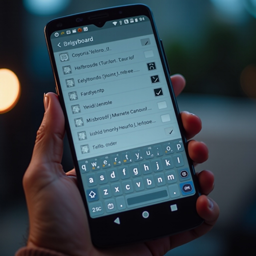 android tastatur umstellen