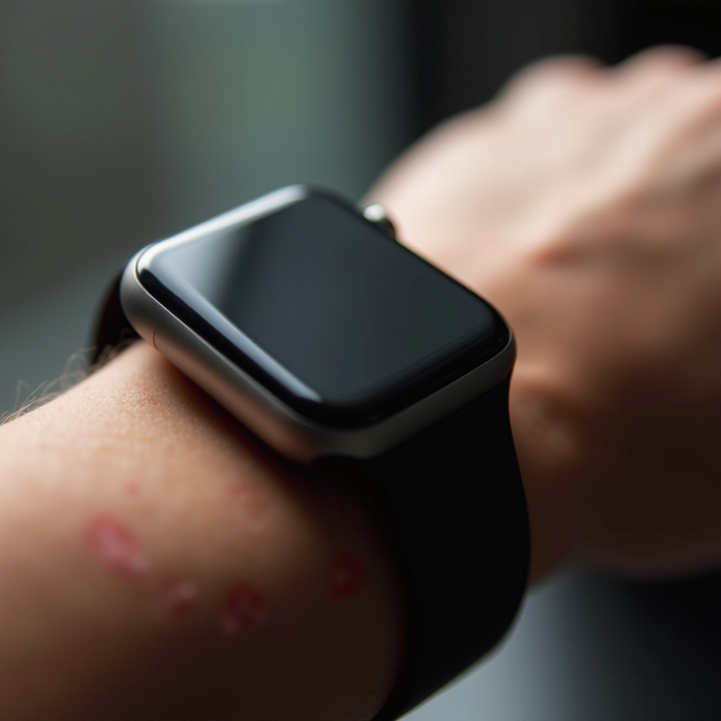 hautirritation durch smartwatch sensor